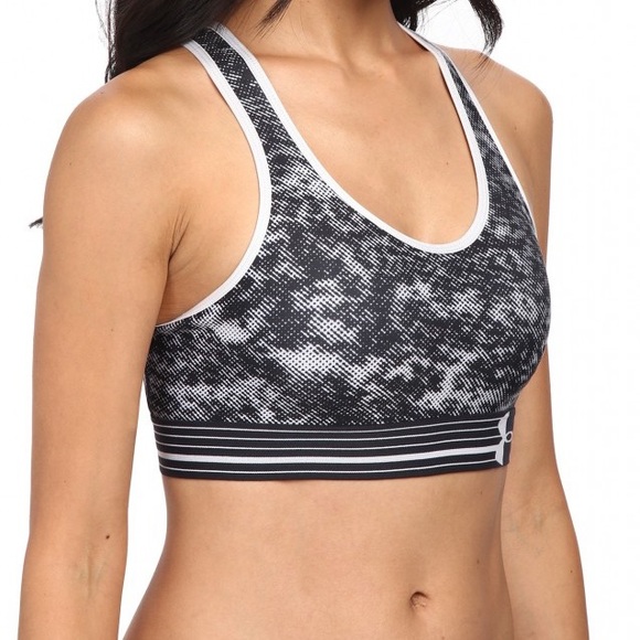 Under Armour UA HeatGear Mid Impact Sports Bra XS - Picture 6 of 12